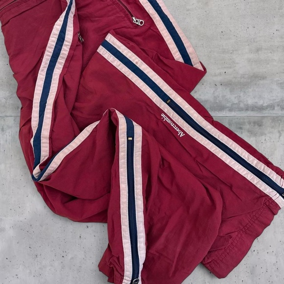 Britney Spears Abercrombie Track Pants Flare Zipper Leg Y2K 90’s VINTAGE - Picture 8 of 10